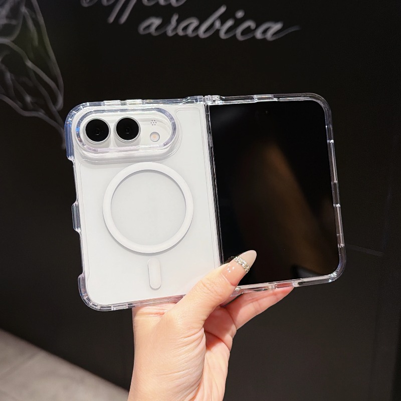 Clear Magsafe Case - غطاء مغناطيسي عالي الشفافية مقاوم للصدمات