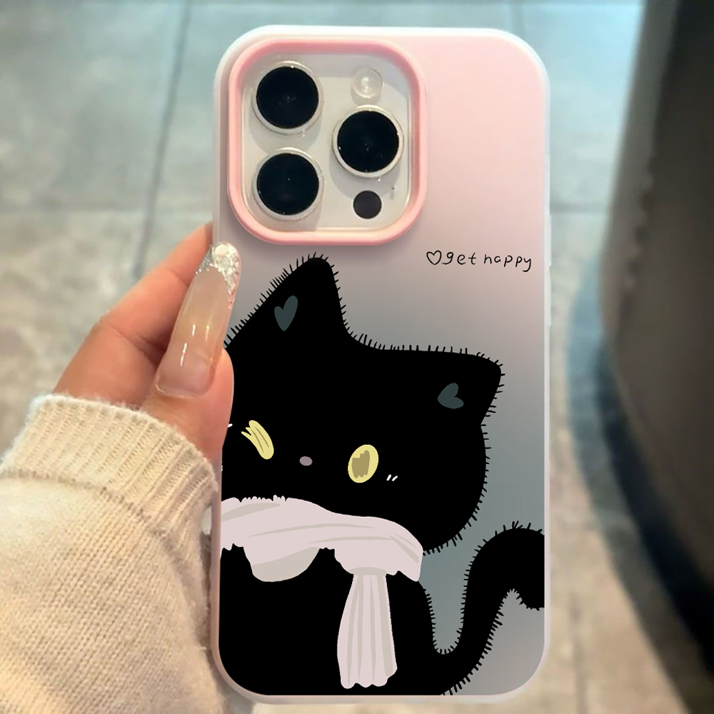 Phone Cases Xiaomi 14T - غطاء هاتف بتصميم قطط باللونين الأسود