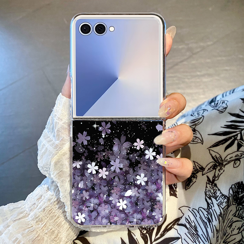 Phone Cases Z Fold 5 - غطاء هاتف صلب قابل للطي بتصميم