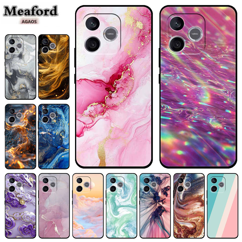 Phone Cases Honor - حافظة بنمط رخامي لهاتف هواوي هونر