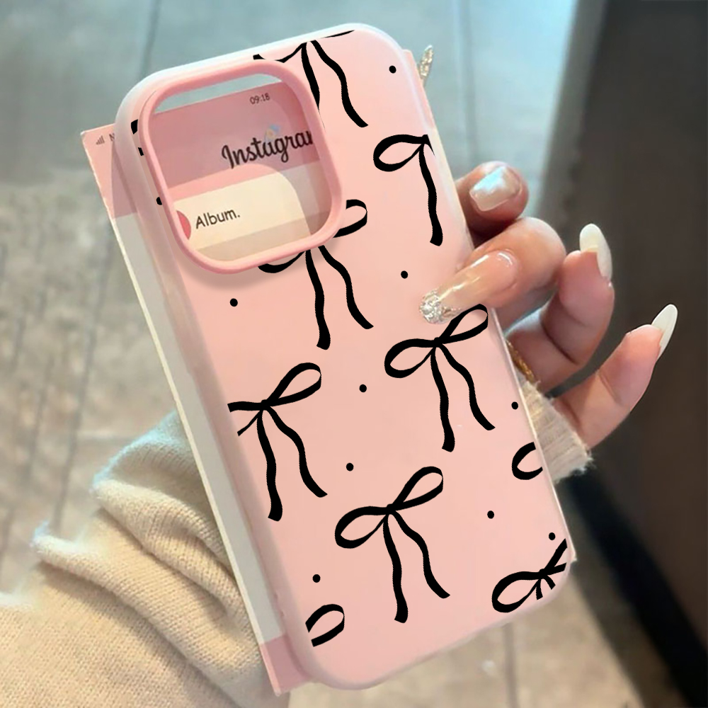 Phone Cases Xiaomi 14T - غطاء هاتف من السيليكون بنمط فيونكة