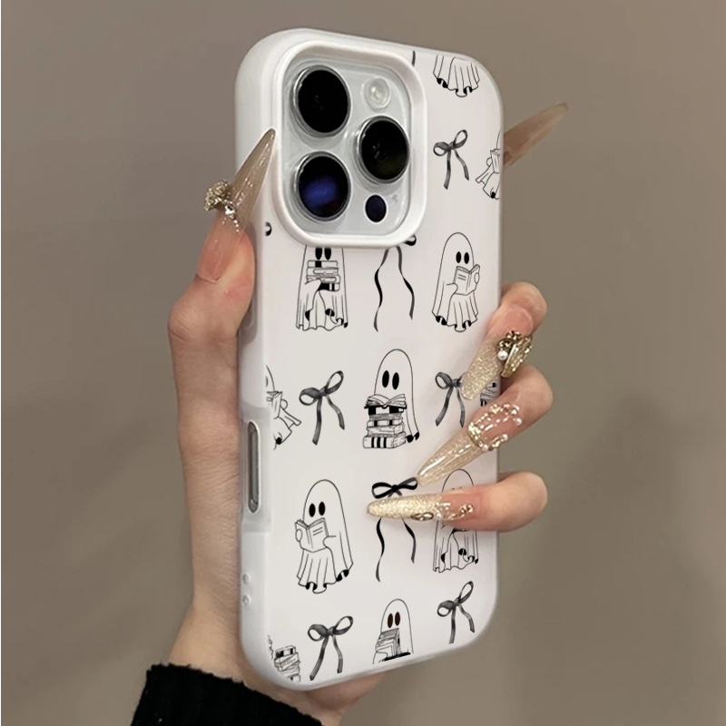 Phone Cases Mous - غطاء هاتف لطيف بتصميم كتاب شبح