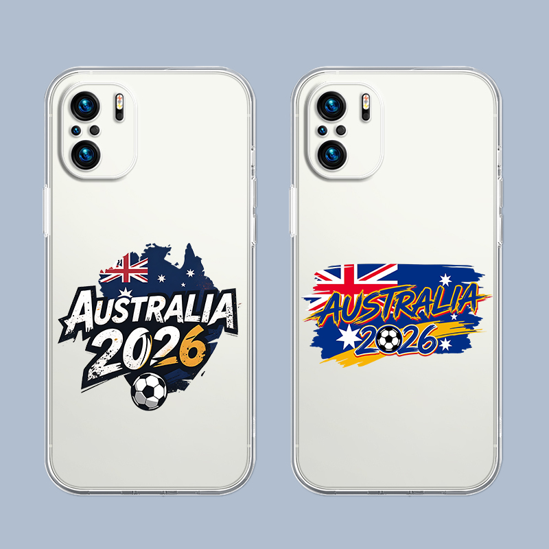 Phone Cases Australia - جراب هاتف شفاف بتصميم كرة القدم