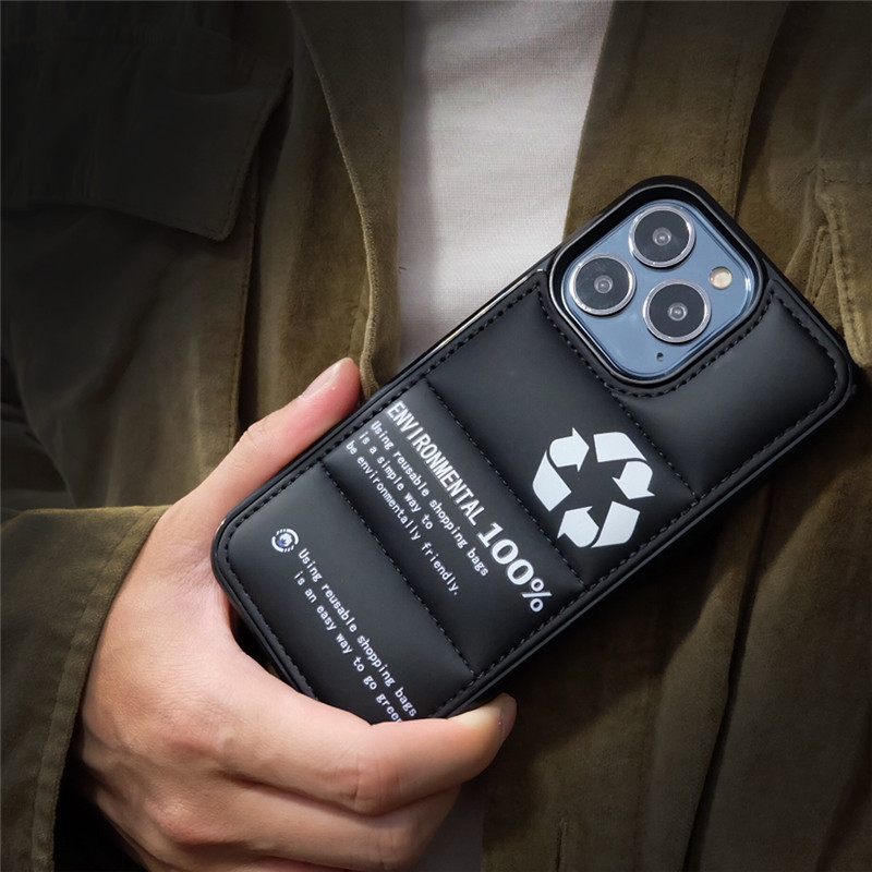 Phone Cases Recycling - الإبداعية أسفل سترة إعادة تدوير شعار