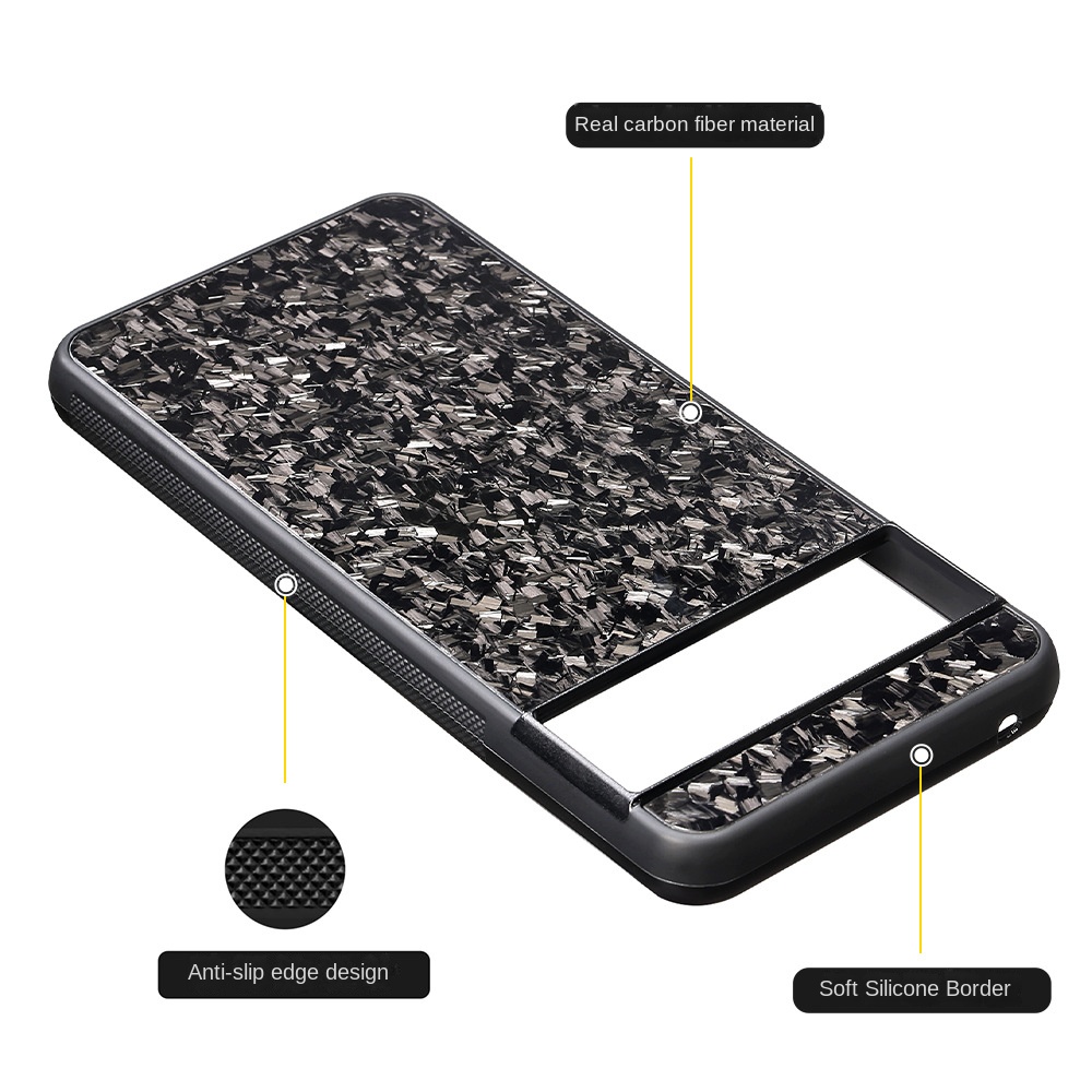 Phone Cases Customized - غطاء جديد من ألياف الكربون الحقيقية