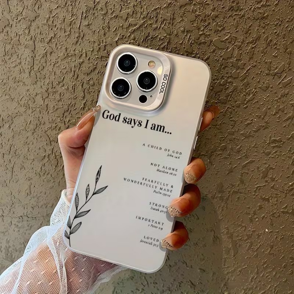 Phone Cases Mous - غطاء هاتف بتصميم آيات مسيحية مقاوم