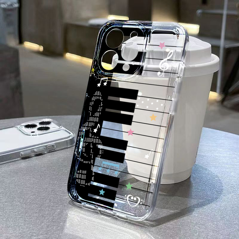 Phone Cases Xiaomi 14T - غطاء هاتف مرسوم عليه نوتات موسيقية