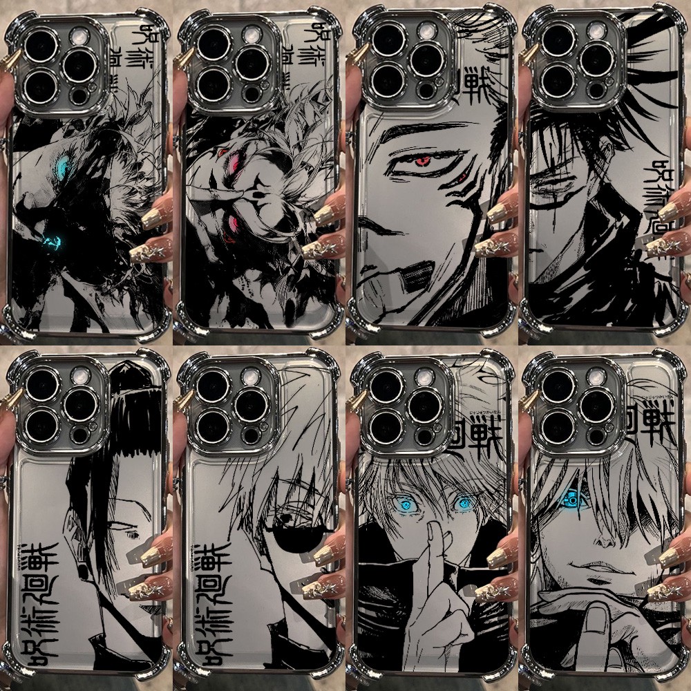Phone Cases Jujutsu Kaisen - غطاء هاتف مطلي بتصميم أنمي جوجوتسو