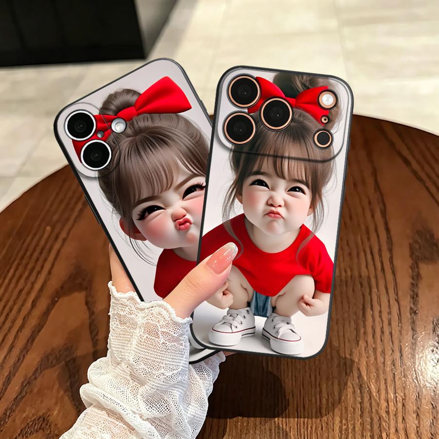 Phone Cases Mous - جراب هاتف فوندا بتصميم فتاة كرتونية