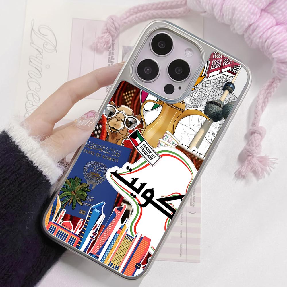 Phone Cases Kuwait - غطاء هاتف بعلم الكويت لآيفون 18