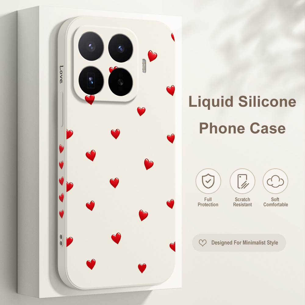 Phone Cases Xiaomi 14T - غطاء هاتف بتصميم قلب أحمر لشاومي