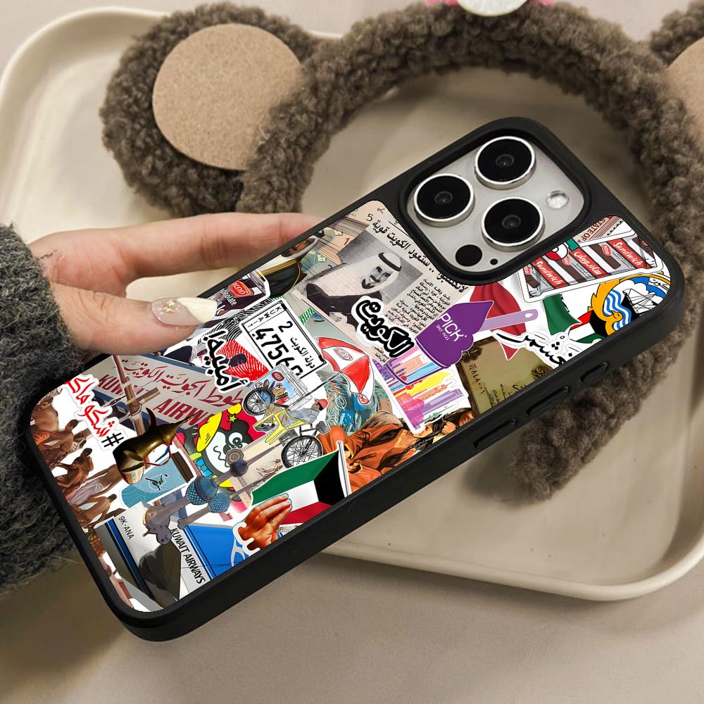 Phone Cases Kuwait - غطاء هاتف بعلم الكويت لآيفون 18