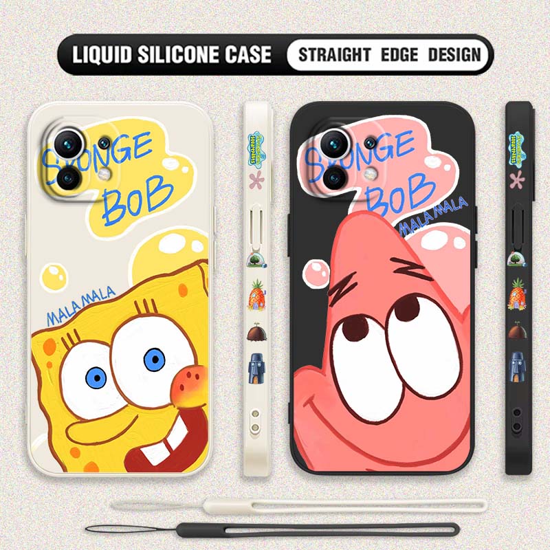 Phone Cases Xiaomi 14T - غطاء هاتف سائل بتصميم سبونج بوب