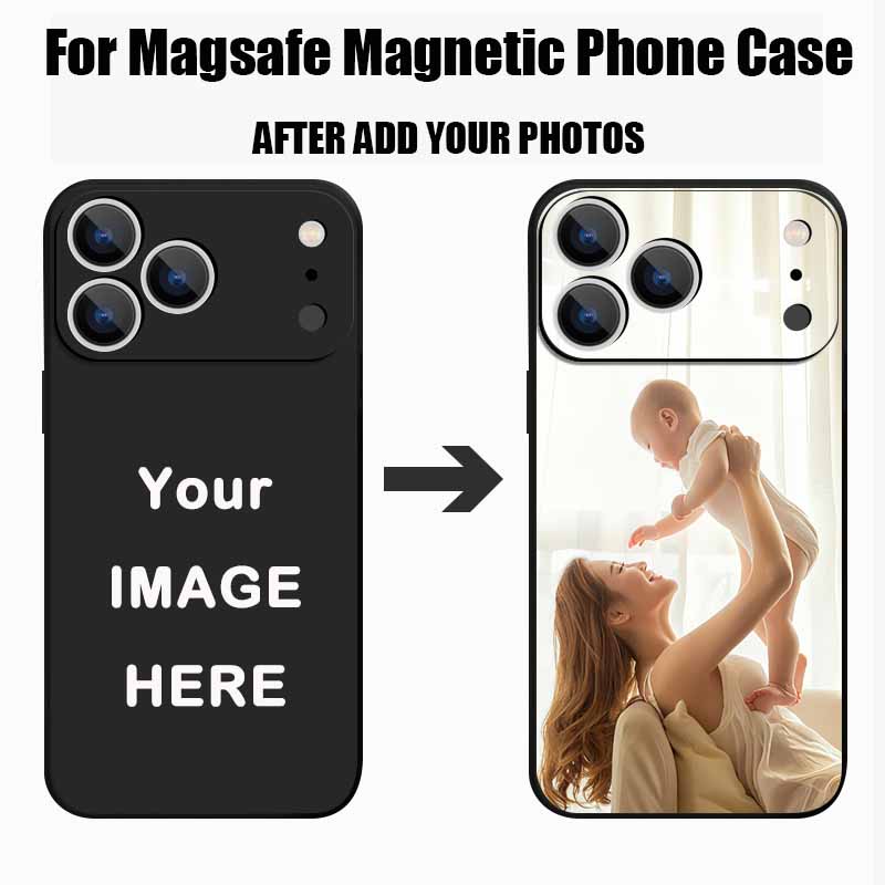 Phone Cases Customized - حافظة هاتف مغناطيسية مخصصة لهاتف آيفون