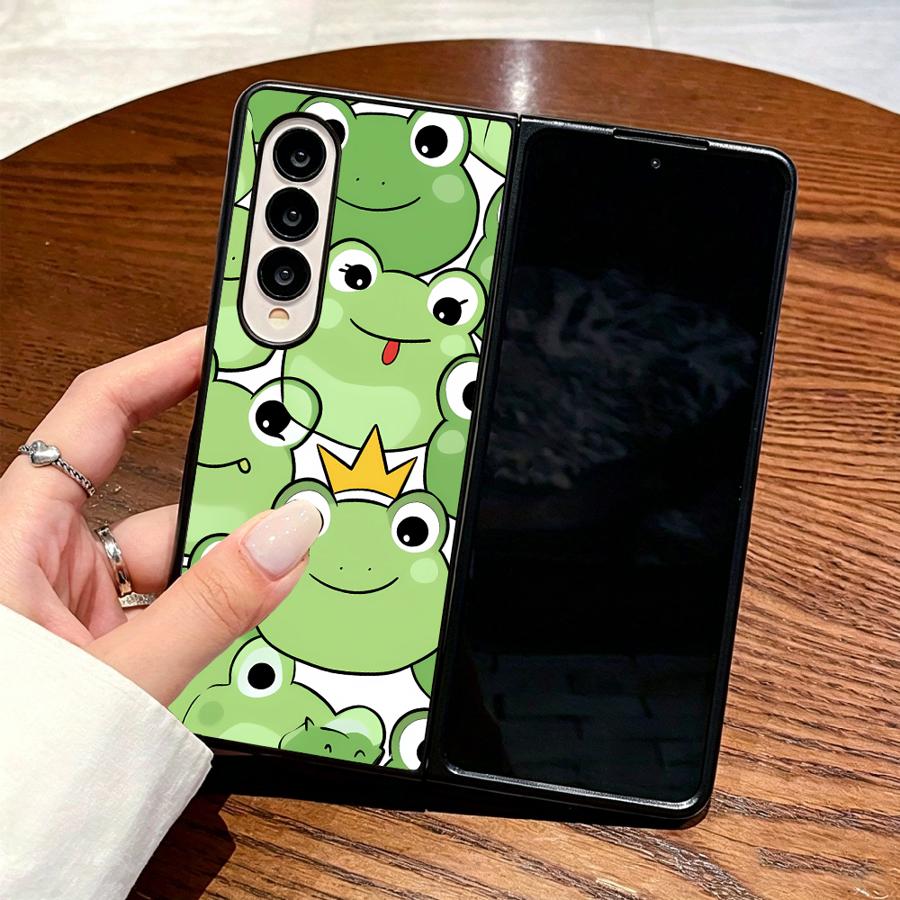 غطاء هاتف بتصميم الضفدع يغطي ا - مراجعة Phone Cases Z Fold 5 وسعره