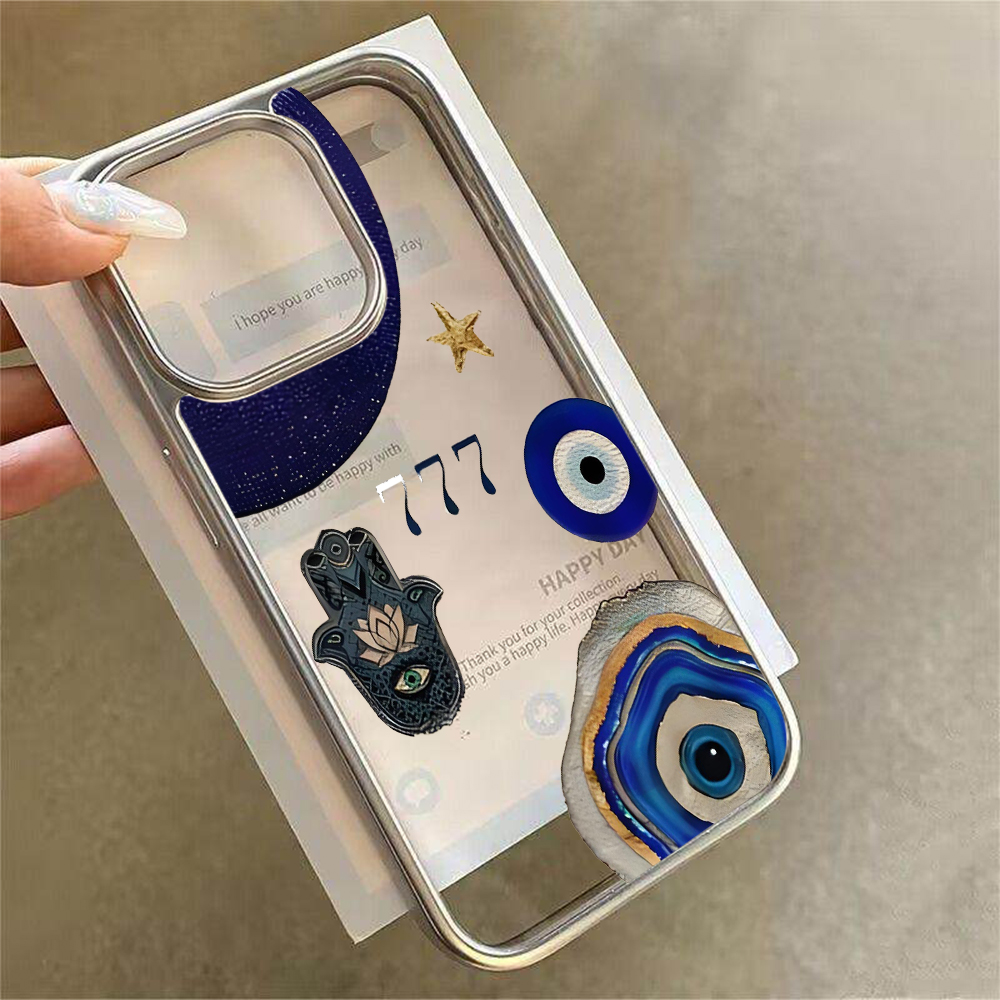 جراب شفاف بتصميم يد الفرس وعين - مراجعة Phone Cases Mous وسعره