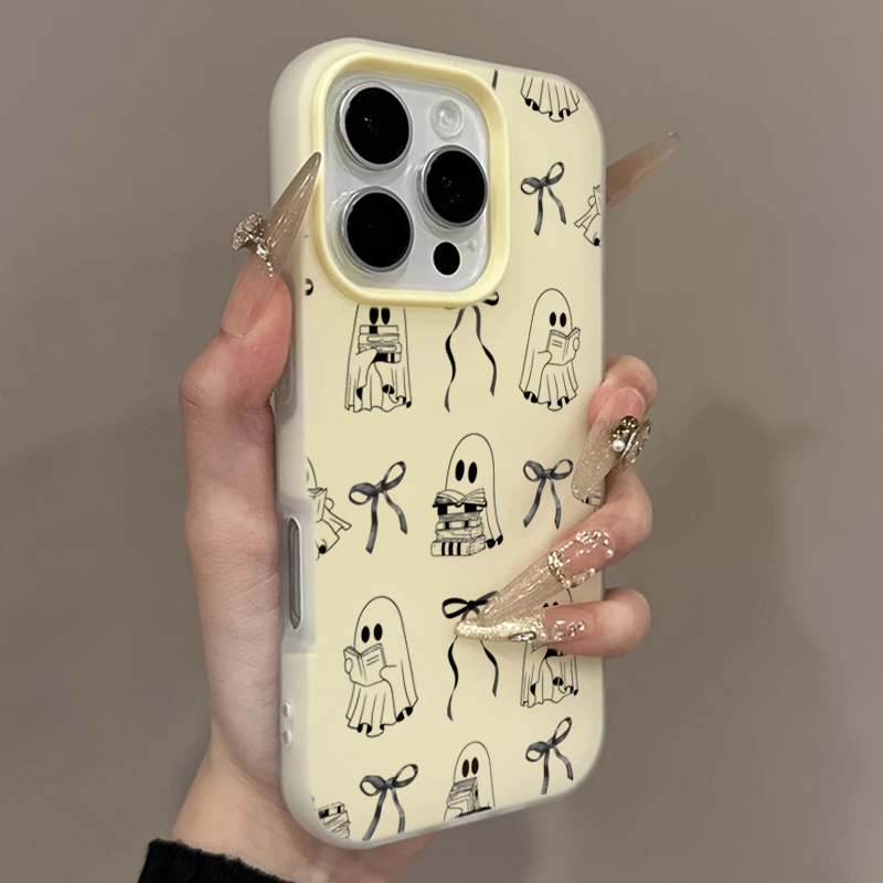 غطاء هاتف لطيف بتصميم كتاب شبح - مراجعة Phone Cases Mous وسعره