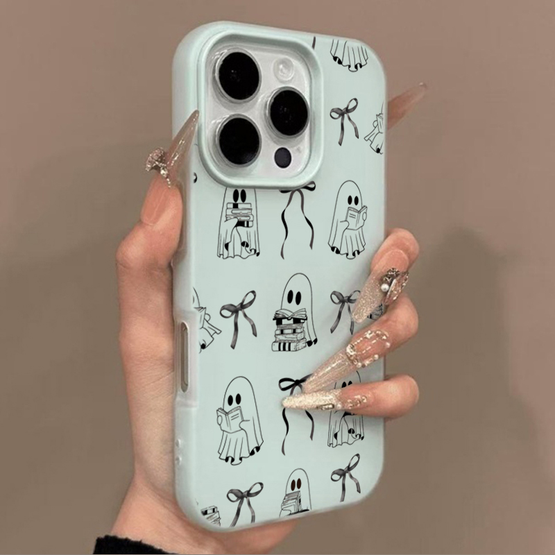 غطاء هاتف لطيف بتصميم كتاب شبح - مراجعة Phone Cases Mous وسعره