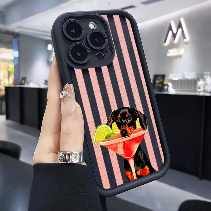 غطاء هاتف لطيف بطباعة كلب مخطط - مراجعة Phone Cases Xiaomi 14T وسعره
