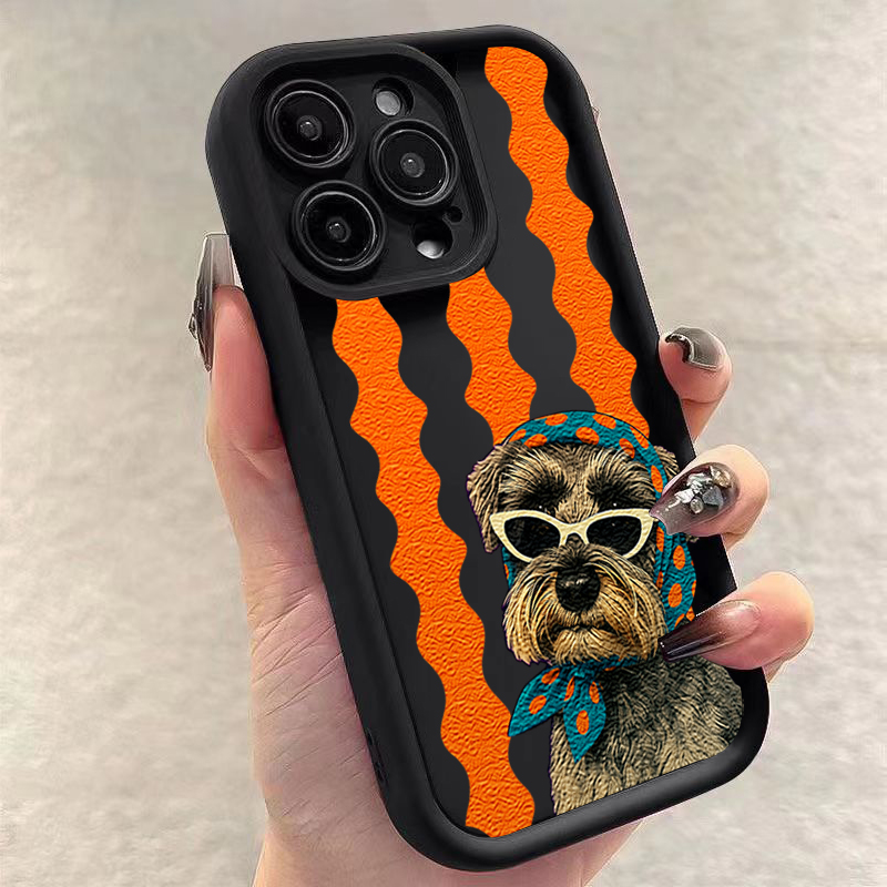 غطاء هاتف لطيف بطباعة كلب مخطط - مراجعة Phone Cases Xiaomi 14T وسعره
