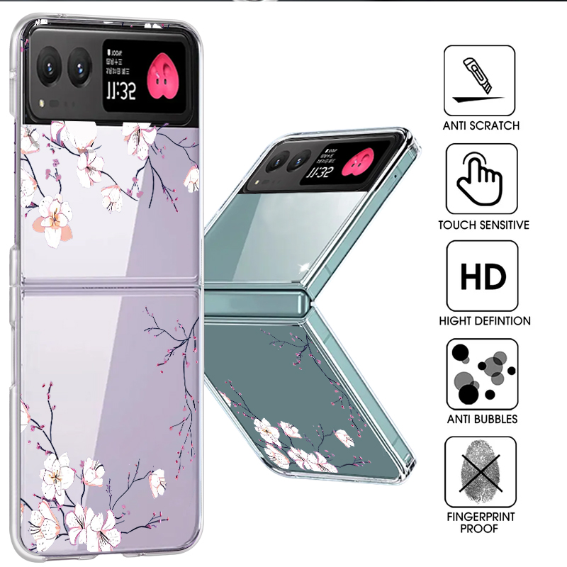 حافظة هاتف بنمط الزهور البيضاء - مراجعة Phone Cases Transparent وسعره