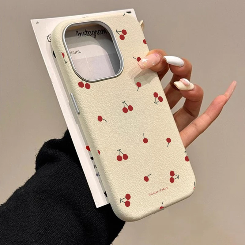 غطاء هاتف لطيف بنمط الكرز الكر - مراجعة Phone Cases Xiaomi 14T وسعره