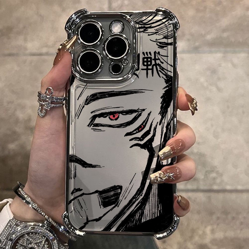 غطاء هاتف مطلي بتصميم أنمي جوج - مراجعة Phone Cases Jujutsu Kaisen وسعره