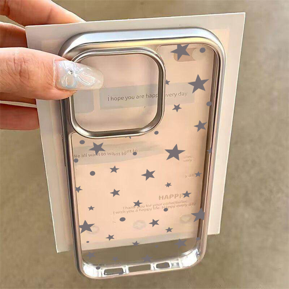 حافظات شفافة بتصميم نجوم Y2K ل - مراجعة Phone Cases Transparent وسعره