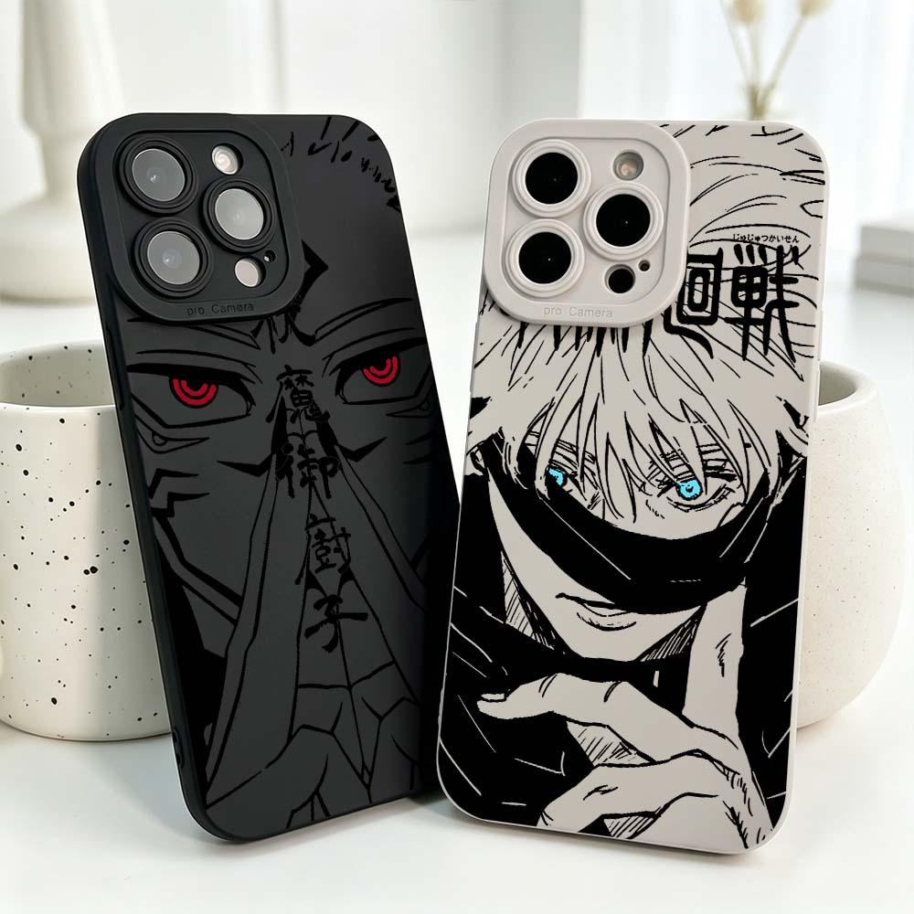 غطاء سيليكون أنيق بتصميم أنمي  - مراجعة Phone Cases Jujutsu Kaisen وسعره