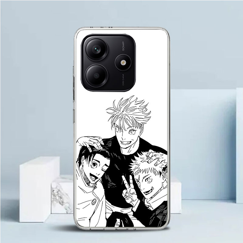 غطاء هاتف أسود وأبيض بتصميم كا - مراجعة Phone Cases Jujutsu Kaisen وسعره