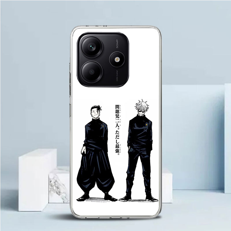 غطاء هاتف أسود وأبيض بتصميم كا - مراجعة Phone Cases Jujutsu Kaisen وسعره