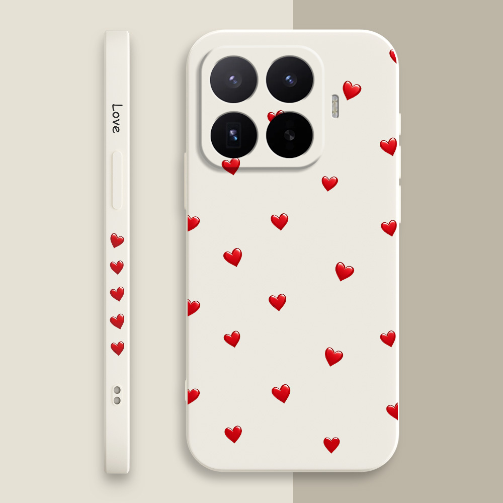غطاء هاتف بتصميم قلب أحمر لشاو - مراجعة Phone Cases Xiaomi 14T وسعره