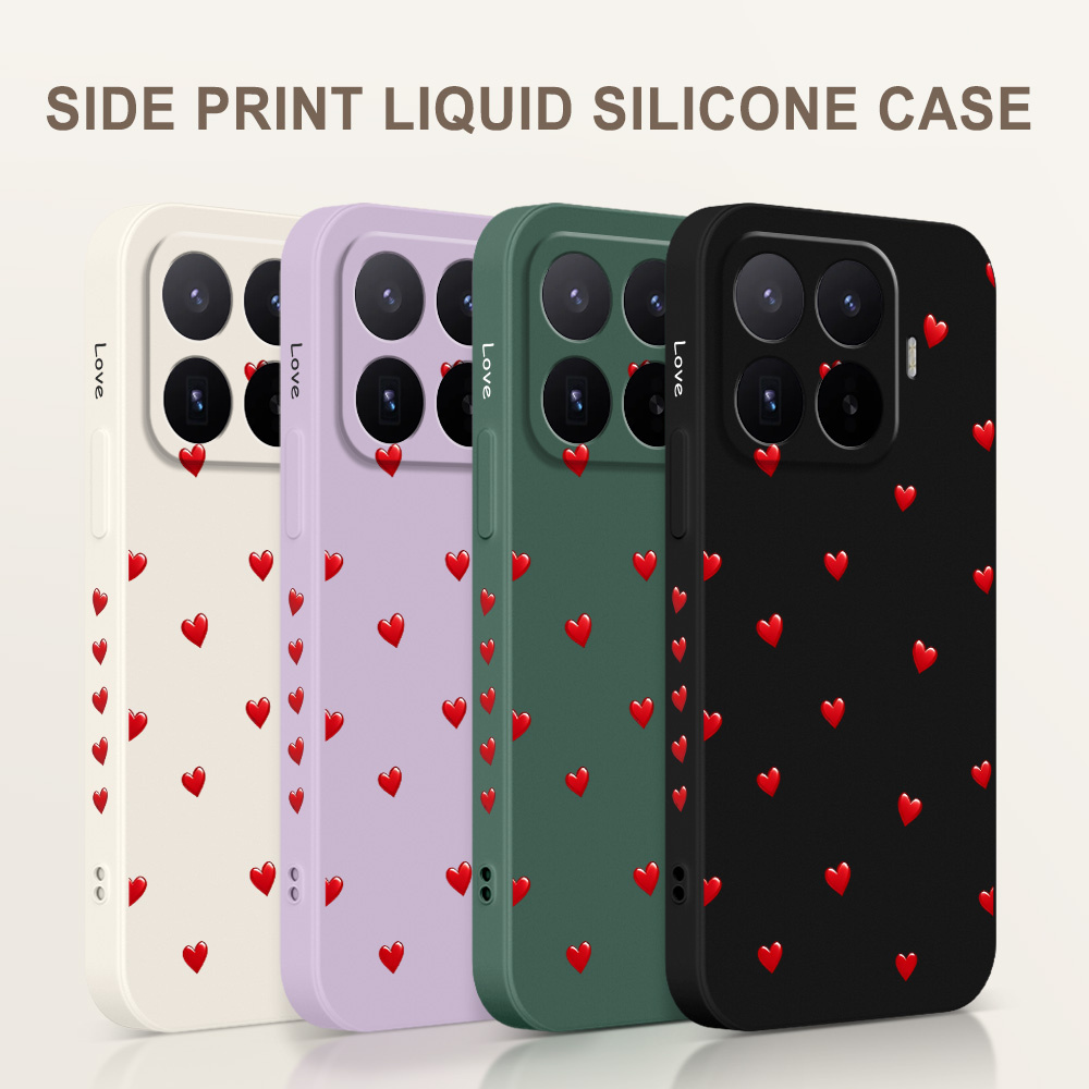 غطاء هاتف بتصميم قلب أحمر لشاو - مراجعة Phone Cases Xiaomi 14T وسعره