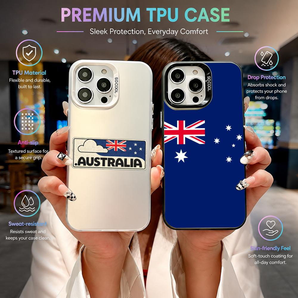 غطاء هاتف رياضي بتصميم علم أست - مراجعة Phone Cases Australia وسعره
