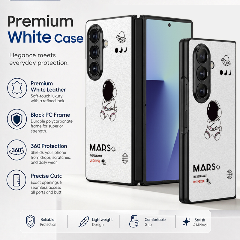 غطاء هاتف من الجلد الصناعي مطب - مراجعة Phone Cases Z Fold 5 وسعره