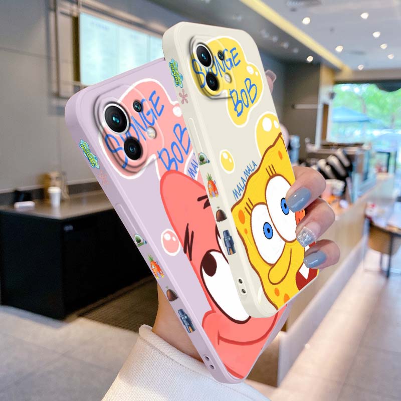 غطاء هاتف سائل بتصميم سبونج بو - مراجعة Phone Cases Xiaomi 14T وسعره