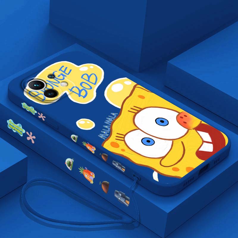 غطاء هاتف سائل بتصميم سبونج بو - مراجعة Phone Cases Xiaomi 14T وسعره